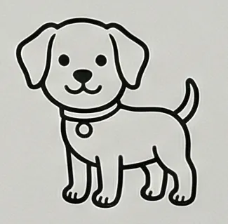 a dog with a collar on it s neck.webp